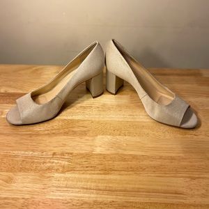 Alex Marie Silver color 3inch heels.  Size 8.5